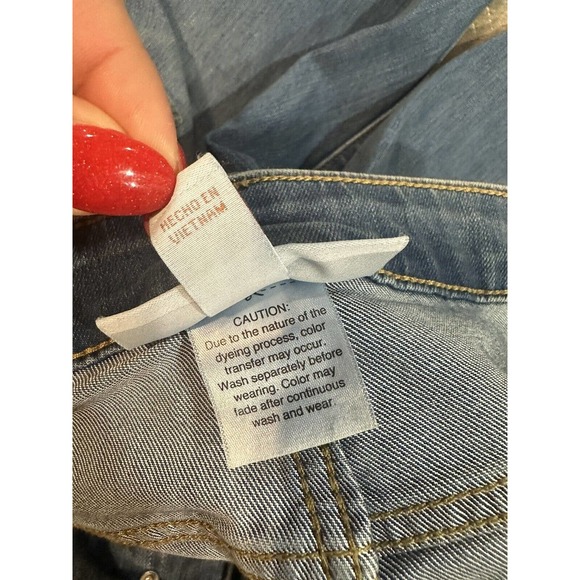 NWT Isabel Maternity By Ingrid & Isabel Skinny Jegging Jeans Blue Denim Size 8 - Picture 9 of 16